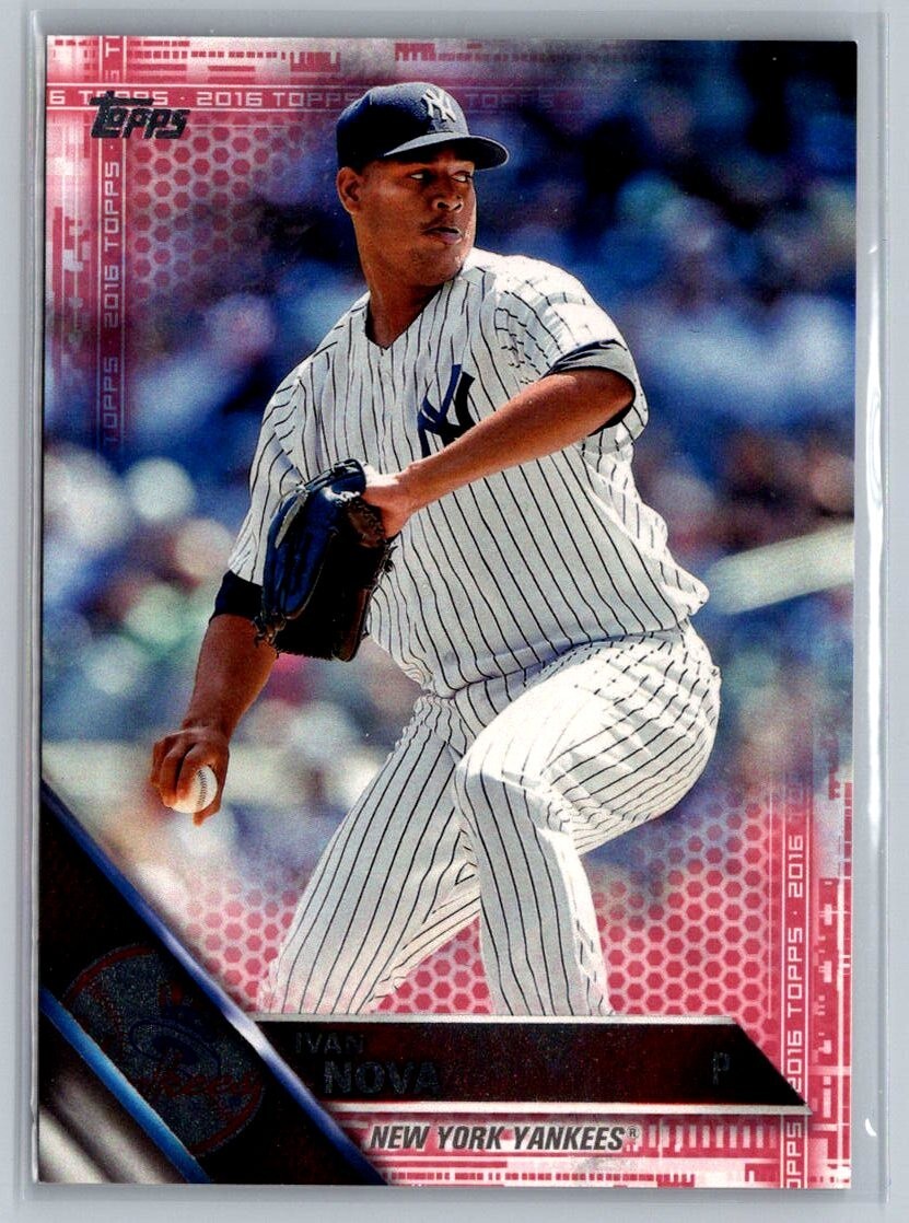 Ivan Nova Pittsburgh 2016 Topps series 2 Pink #535 Ser. # /50