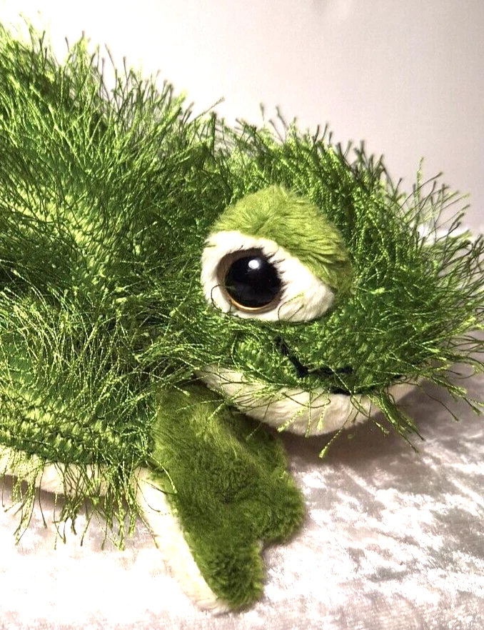 Green Gecko Plush Webkinz Ganz Lil Kinz HS186 Stuffed Animal Toy No Code 12" - Image 4 of 4