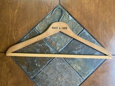 Vintage Wooden Clothes Hanger MABLEY  CAREW Carew Tower Cincinnati Ohio