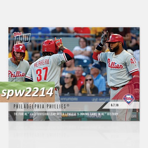 2018 Topps Now 422 PHILADELPHIA PHILLIES®