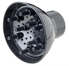 Parlux 385 Big Diffuser Massagem Hair Dryer Soft Styler, Black_NEW