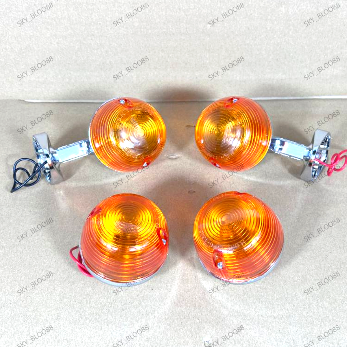 For Honda C90 C70 C65 C50 Set of L&R Front&Rear Winker 6V Turn
