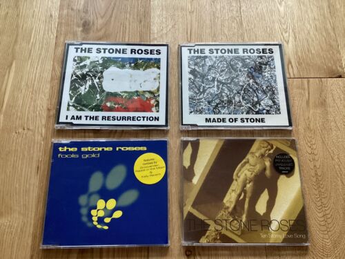Stone Roses CD Singles X4 I Am The Resurrection Made Of Stone Fools Gold - Picture 1 of 4