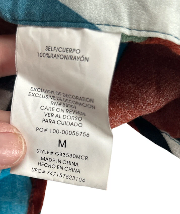 Gianni Bini Cubre Mujer Talla M Borlas Multicolor Rayón Abierto Foto 4 de 4