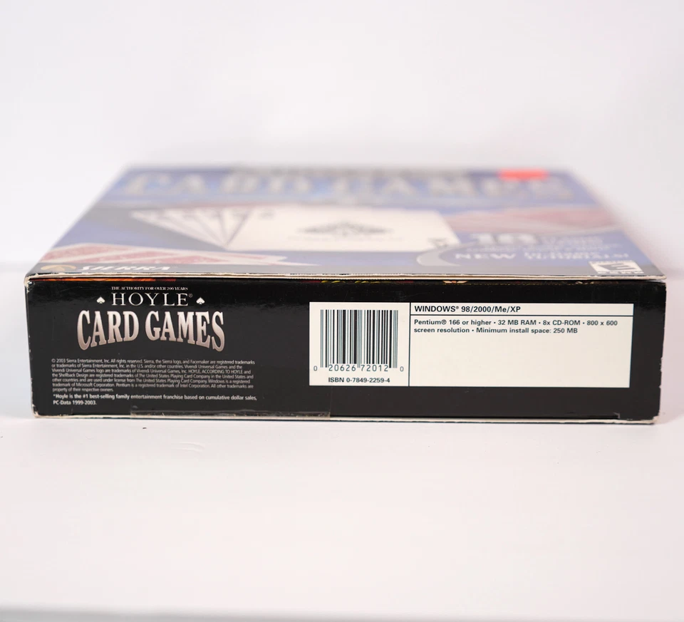 Sierra Hoyle Juegos de Cartas 18 COLECCIÓN 2003 PC Windows Gin Poker Novia Solitario Foto 4 de 4