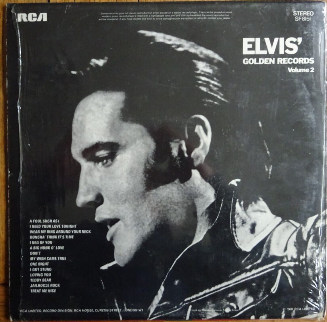 ELVIS PRESLEY GOLDEN RECORDS VOLUME 2. SF 8151. eBay