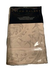 Ralph Lauren Euro Pillow Sham Fleur Du Roi Gray/Silver 100 Cotton New 130