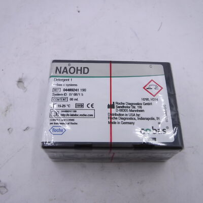 NEW ROCHE COBAS-C INTEGRA REAGENT 04489241 190 Detergent 1 NAOHD