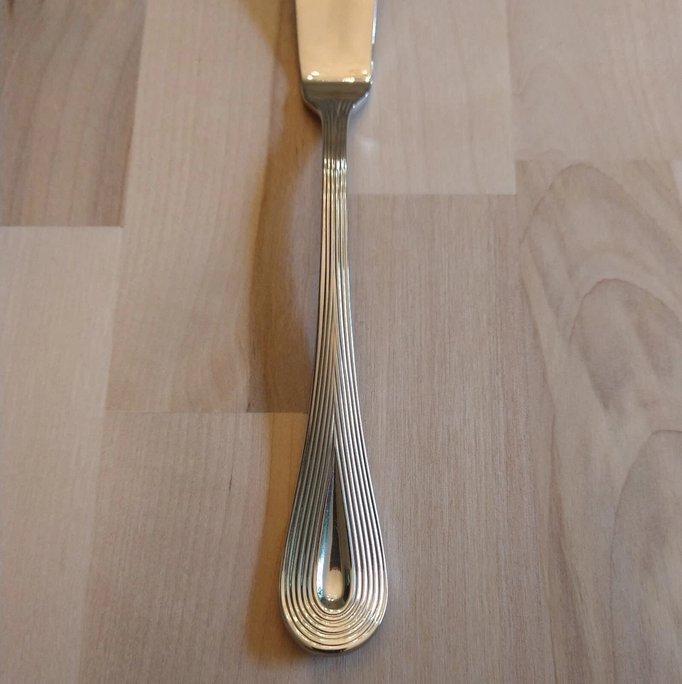 Нож для масла Vera Wang Wedgwood LARIAT NOUVEAU 6 7/8 дюйма столовые приборы из нержавеющей стали - Изображение 4 из 4