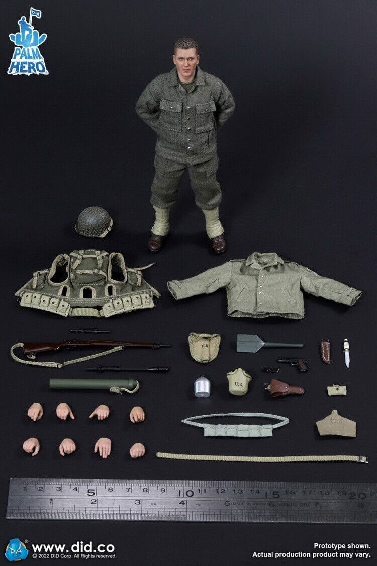 DID XA80009 1/12 WWII US Ranger Sniper Jackson Soldier Action Figure 6inches