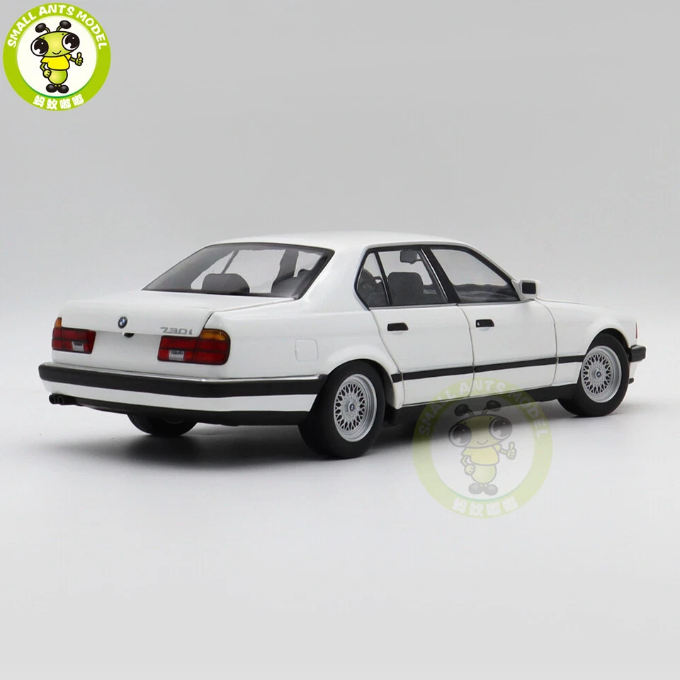 1/18 BMW 730i E32 1986 Minichamps White Diecast Model Toy Car Gifts For Father - Image 4 of 4