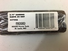 Ridgid 2-Pack 3/4" Coarse Sanding Sleeves 50 Grit AC7006