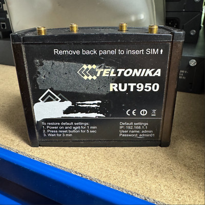    Teltonika RUT950 300Mbps 128MB LTE 4G Router Wi-Fi (Dual SIM) No PSU  