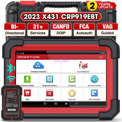 LAUNCH X431 OBD2 Scanner All Systems Bi-Directional ECU Coding Diagnostic Tool