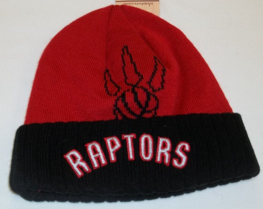 NBA Toronto Raptors Cuff Knit Hat By Adidas -Youth 4-7 Yrs New