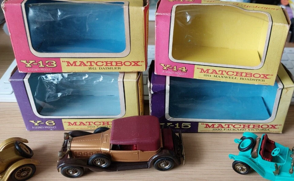 Job Lot of MATCHBOX Models of Yesteryear - Y13 - Y14-Y15-Y9 IN good condition . - Image 3 of 4