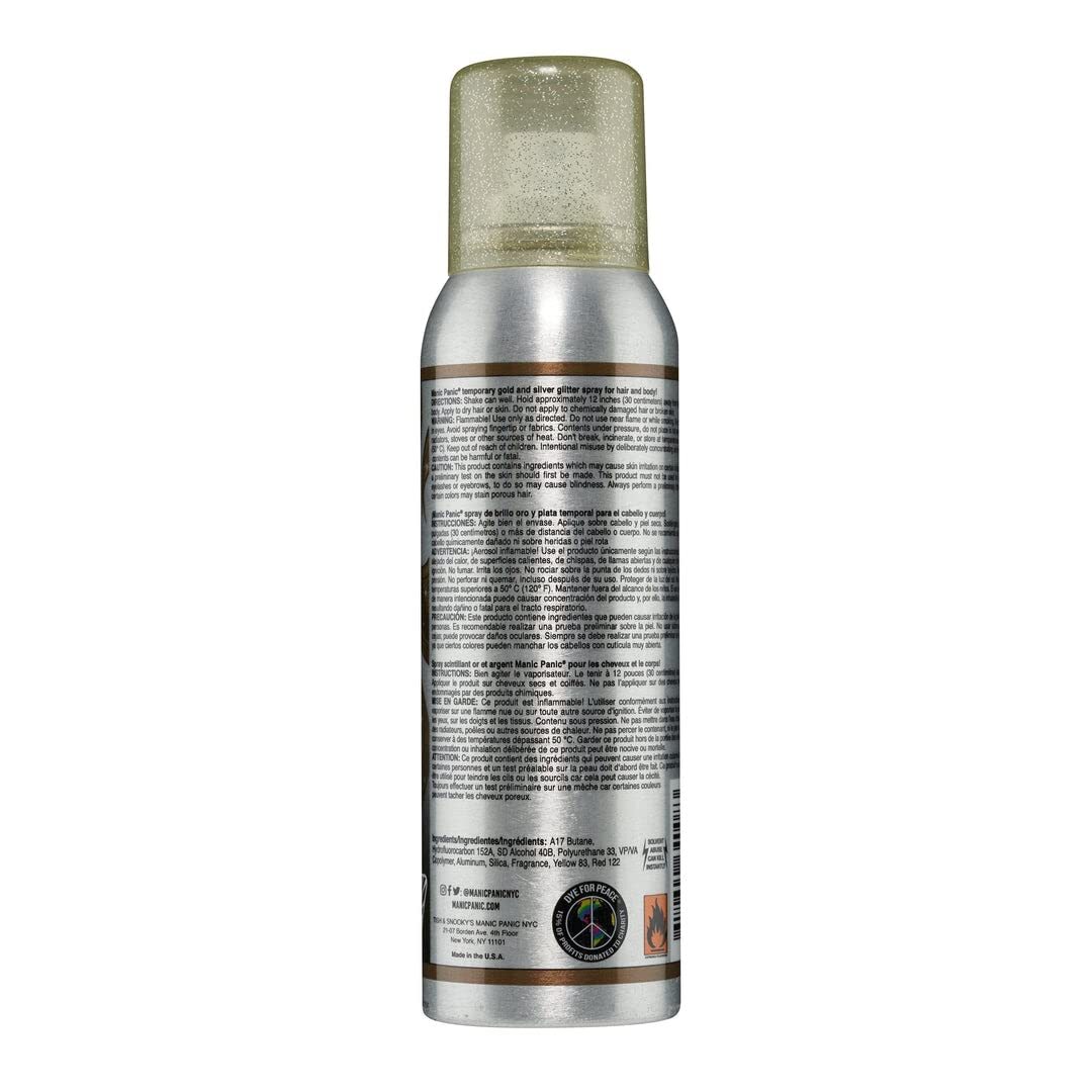 MANIC PANIC Stardust Glitter Spray - Amplified - Temporary Spray - 3.4oz