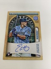 2021 Topps Gypsy Queen Evan White RC On Card Auto Rookie Mariners!