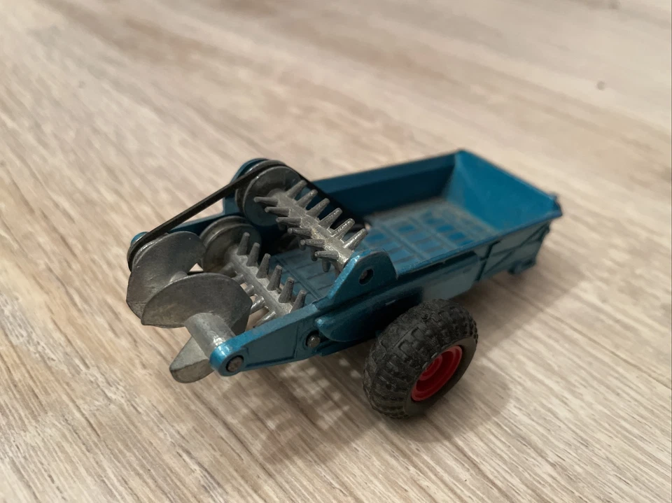 Rare remorque Vintage 1970' S - Remolque Repartidor de Abonos Joal Ref 204 bleu - Photo 3/4