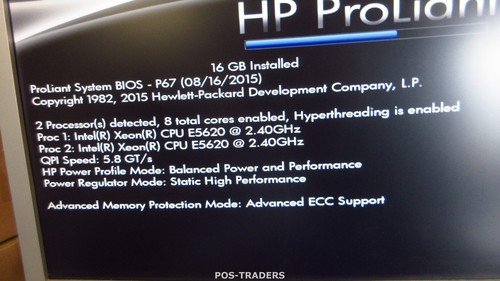Serveur HP ProLiant DL380 G7 2x XEON E5620 2,4 GHz / 16 Go DDR3 2x 460 W bloc d'alimentation - pas de disque dur - Photo 2/8