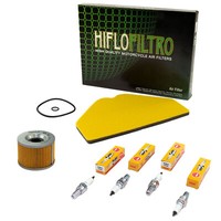 Set Luftfilter ÖLfilter ZüNdkerzen Wartung FüR Kawasaki ZZR 1100 ZZR 1200 93-05