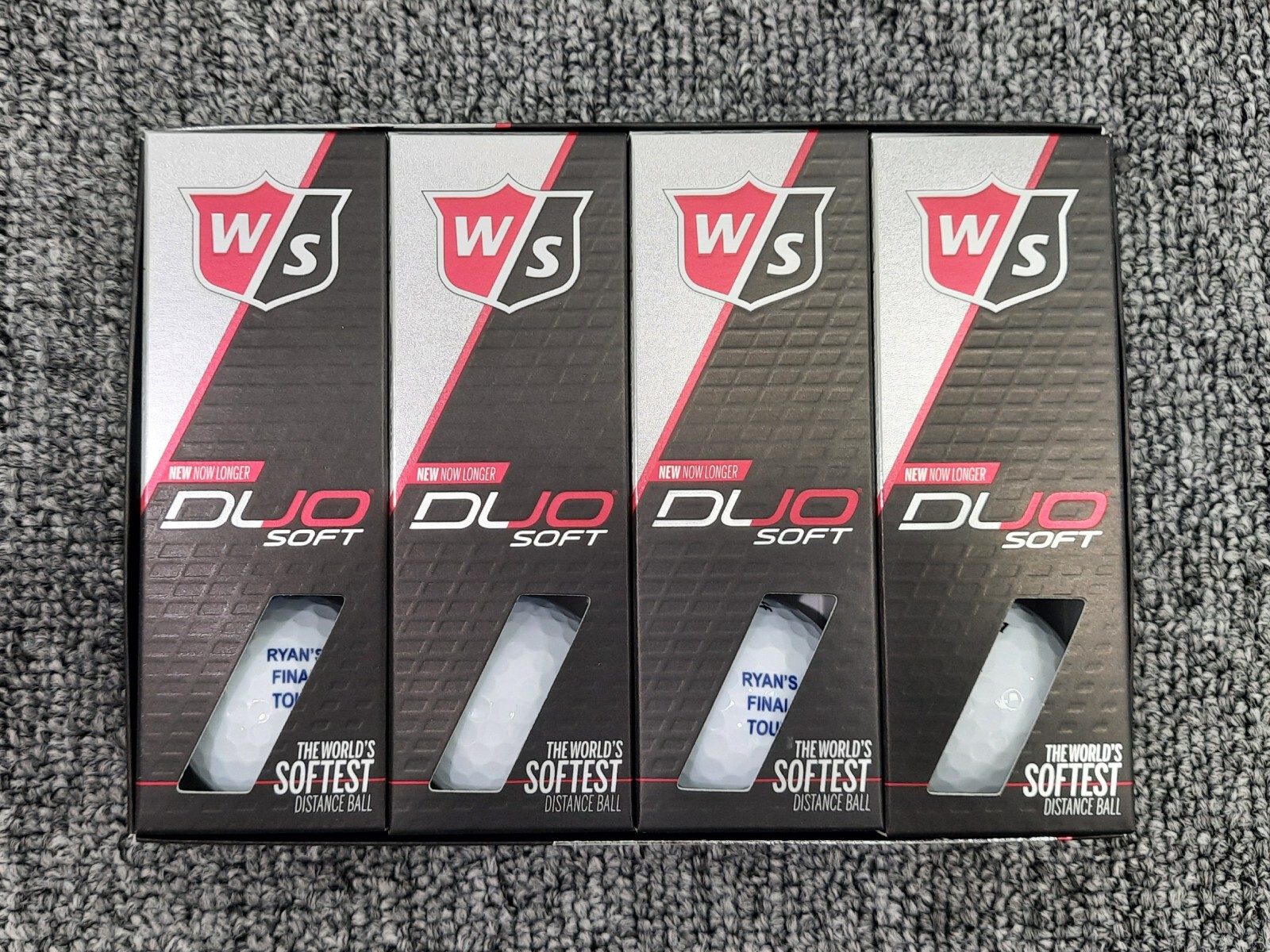 Wilson staff Duo soft 12 golf balls world's softest distance ball white