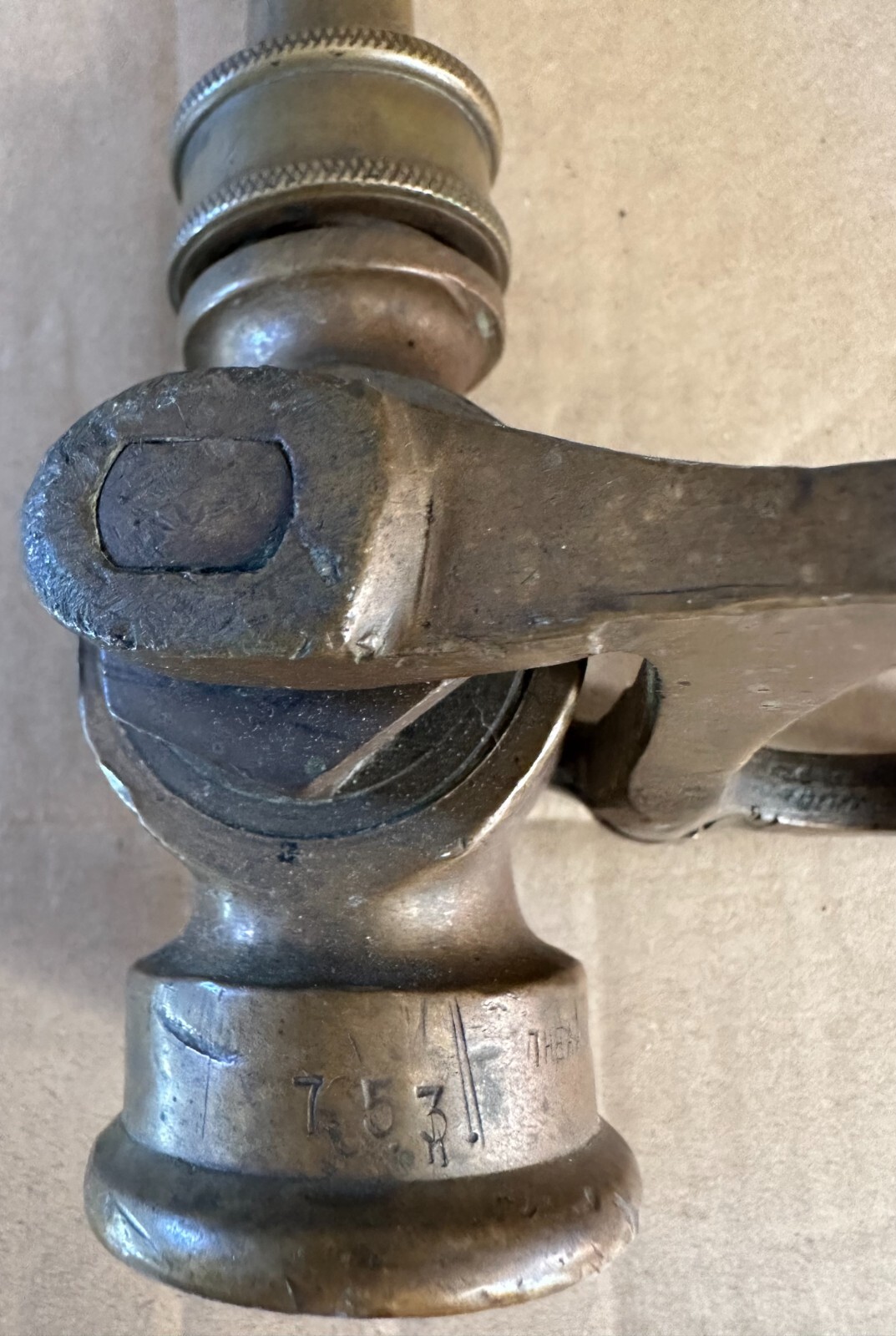 Antique Brass Akron Fire Hose Nozzle eBay