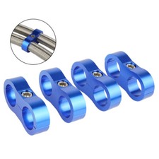An6 6an Billet Aluminum Fuel Line Mounting Hose Separator Clamp For Fuel Line