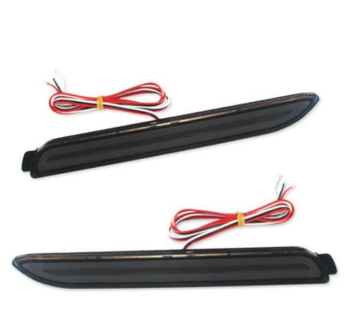 For Toyota RAV4 2019-2022 LED Rear Bumper Fog Light Brake Light Reflector Smoked - Picture 8 of 11