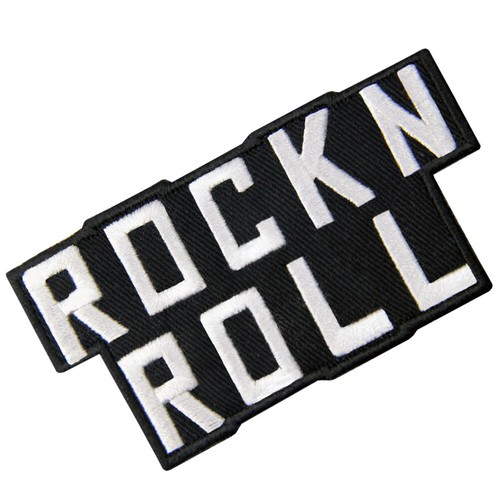 Clothing Embroidered Iron Sew On Patches Appliques Badge transfers Rock Roll 608 - Picture 4 of 4