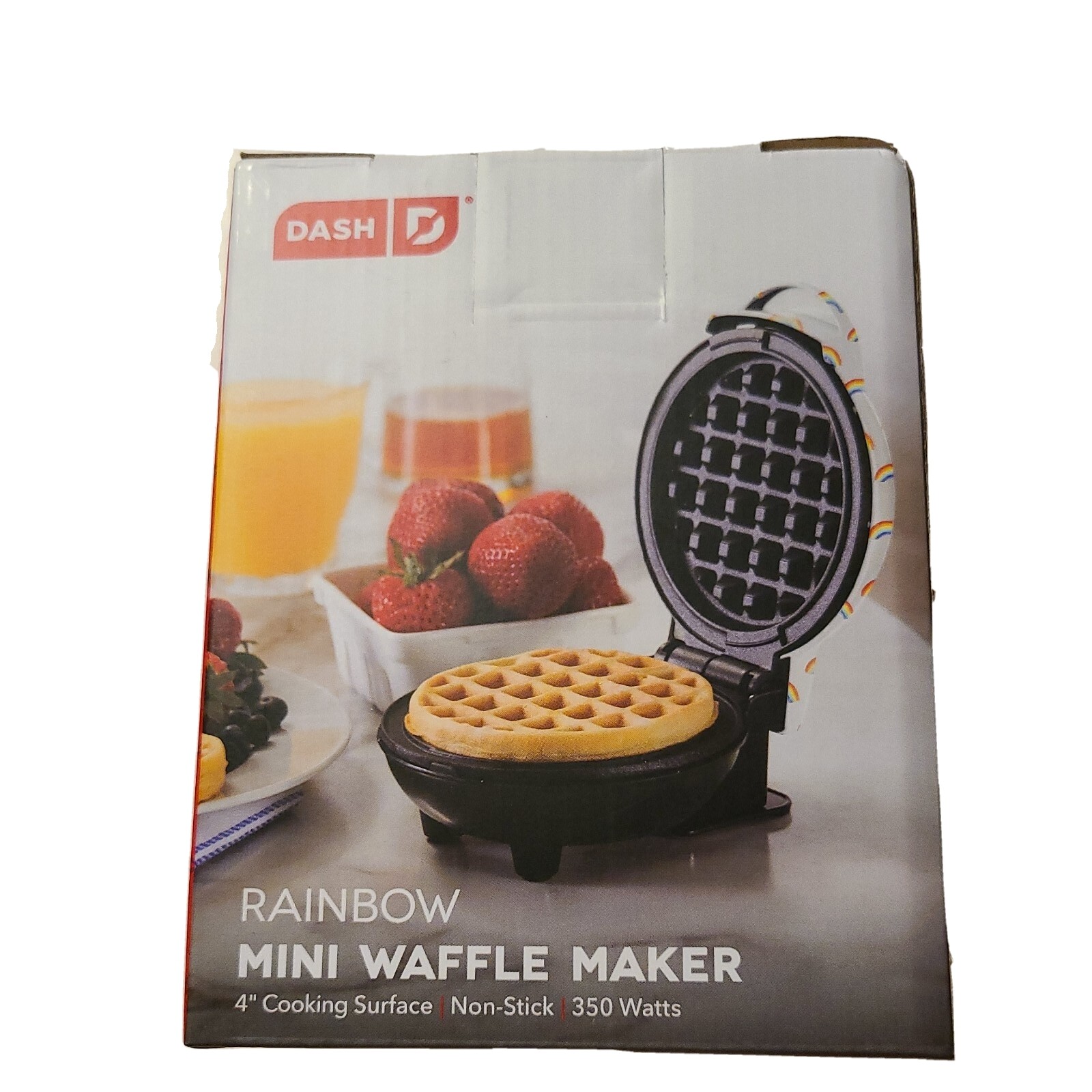 dash waffle maker rainbow