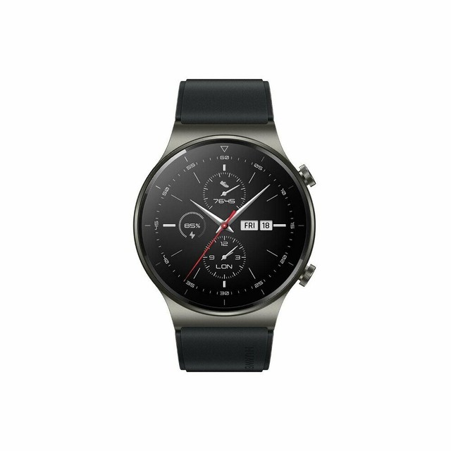 Huawei Watch GT 2 Pro Sport 46,7mm Caja de Titanio con Banda de  Fluoroelastómero - Negro Noche (55025791) | Compra online en eBay