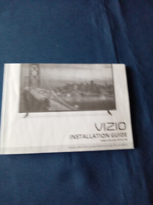 Vizio Installation GUIDE E48u-DO and E55u-1DO