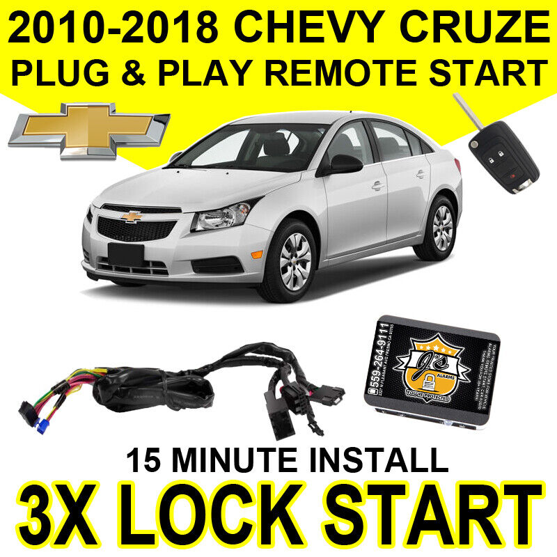 aprendiz fórmula sacudir 2010-2018 Chevy Cruze Plug &amp; Play Remote Start DIY Chevy GM Plug In  Install GM7 | eBay