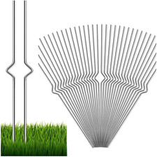 Yard Sign Stakes - 36 Pack Heavy Duty Metal Wire Stakes for Garden Lawn Signs 13