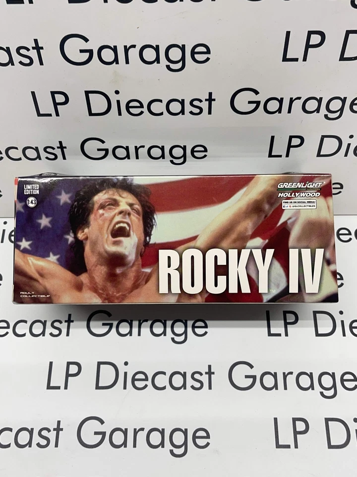 Lamborghini Jalpa P3500 Greenlight 1984 negro 1:43 diecast Rocky IV Foto 2 de 2