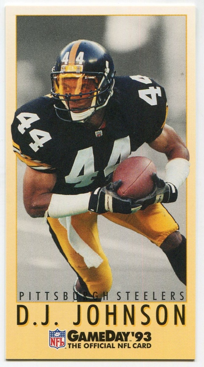 1993 GameDay #58 D.J. Johnson Pittsburgh Steelers | eBay