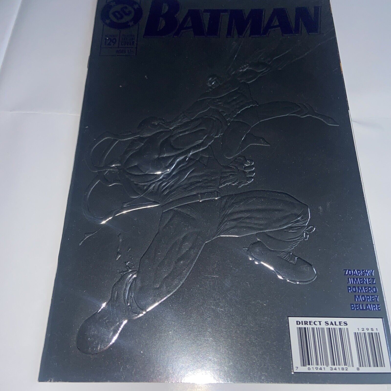 DC Comics BATMAN #129 90's Style Variant Foil Embossed Cover (2022)