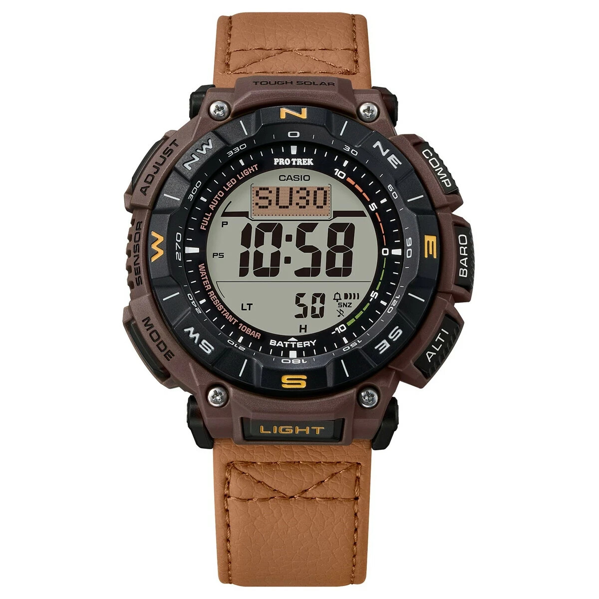 Casio Pro Trek PRG-340L-5JF Solar Altimeter Barometer Outdoor