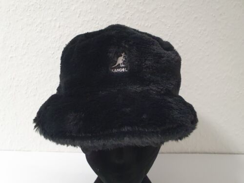 KANGOL Faux Fur Bucket Hut Casual Mütze Anglerhut Fischerhut Kunstfell Flauschig - Bild 12 von 27