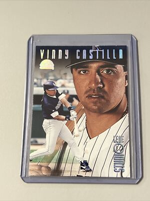 1996 Leaf Studio Vinny Castillo Silver Press Proof SSP /100