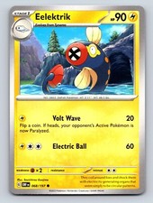 Eelektrik HP 90 Volt Wave Electric Ball Rarity Yellow Pokémon