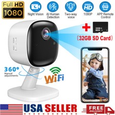 Camara De Seguridad WIFI 360  Para Casa Exterior 1080P Con Vision Nocturna Video