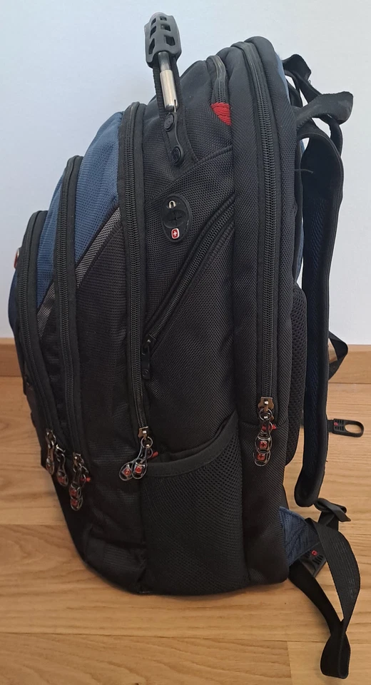 Swiss Gear Laptop Rucksack - Schwarz/grau/blau - Bild 2 von 4