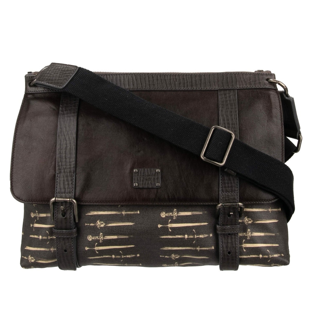 【関税＆送料込み】Dolce & Gabbana Dg Logo Leather Crossbod Dolce & Gabbana DG Logo Leather Cross Body Bag | Black