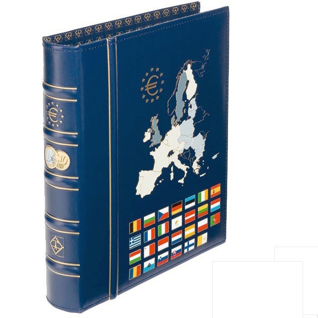Euro Coins collection album Leuchtturm 346697 OPTIMA Currency Money