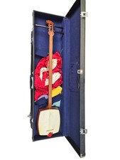 Tsugaru Shamisen Japanese Traditional Musical Instrument with Hard Case Set