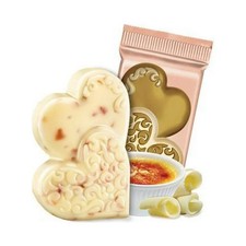 GHIRARDELLI HEARTS CREME BRULEE WHITE CHOCOLATE WRAPPED-BULK BAG-VALUE PRICE 