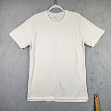 BYLT Shirt Mens Large White Signature Crewneck Premium Basics Soft Stretch Tee