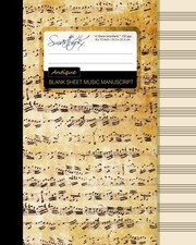Blank Sheet Music: Music Manuscript Paper / Staff Paper / Musicians Notebook